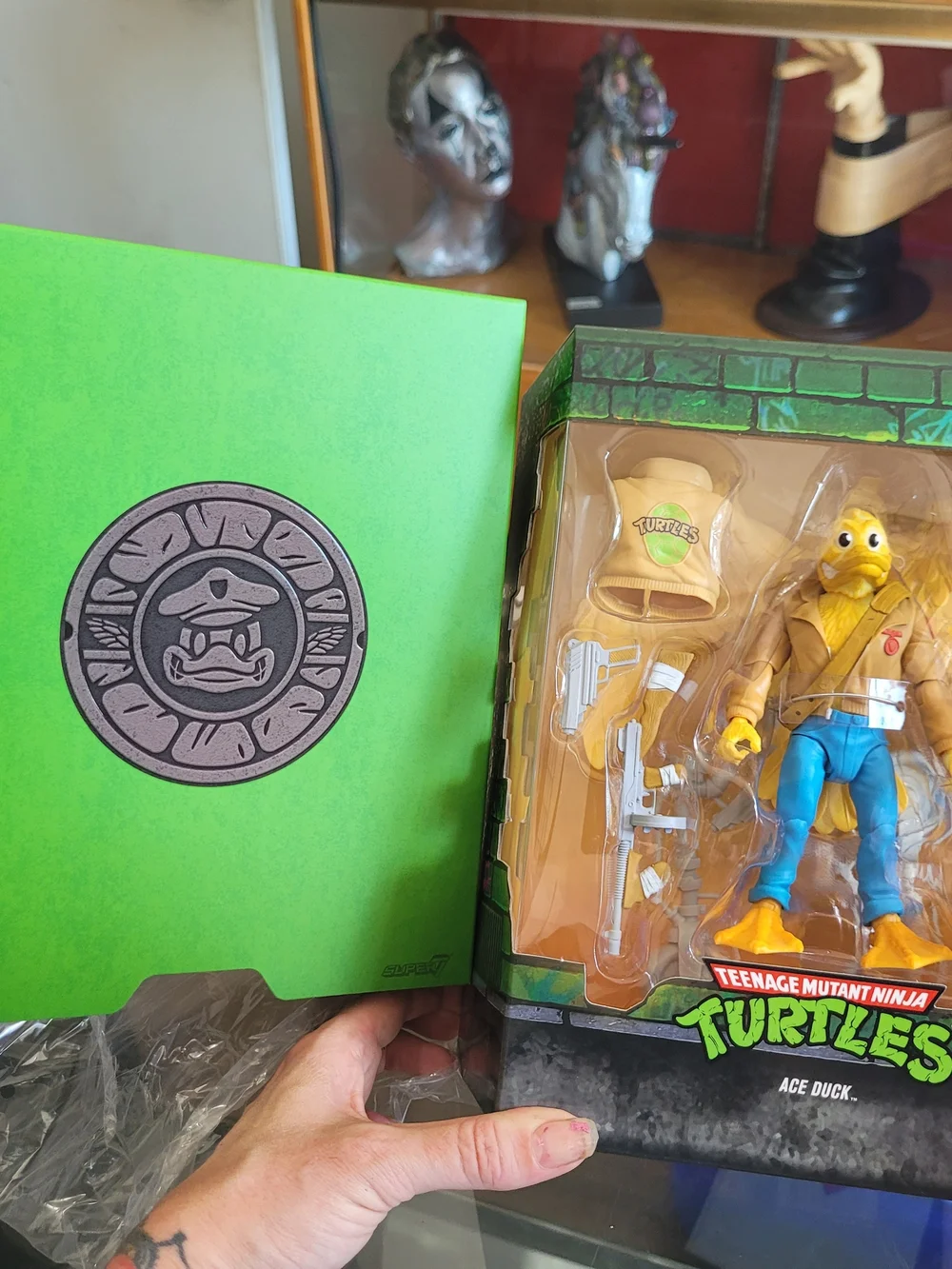 Ace Duck Action Figure - Yellow & Blue